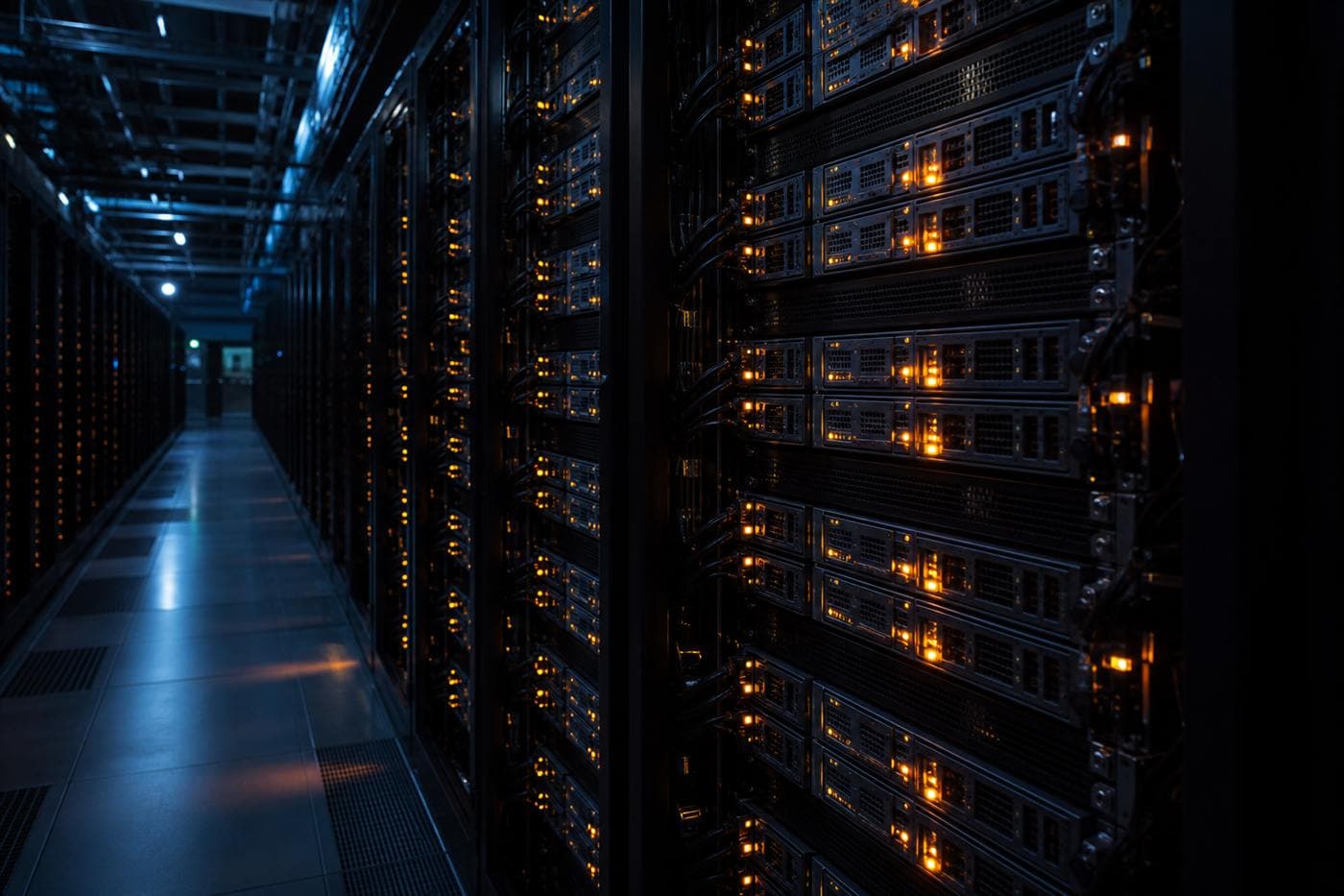GPU compute cabinets used to illustrate infrastructure programs CIFL advises on